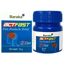 Бальзам от головной боли ActFast Baraka 10 г 