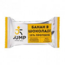 Конфета орехово-фруктовая со вкусом Банан в шоколаде ONE JUMP 30 гр 