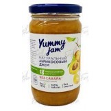 Джем низкокалорийный абрикосовый Yummy jam 350 гр