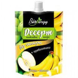 Десерт Яблоко Банан фруктовый BioNergy 140 гр 