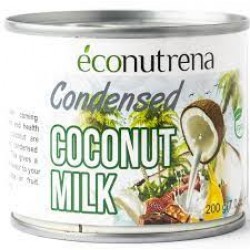 Молоко кокосовое сгущенное органика Econutrena 200 мл ж/б