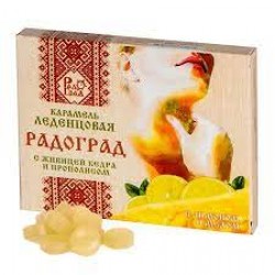 Леденцы живичные с лимоном и медом на изомальте РадоГрад 10 шт 