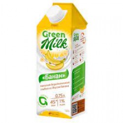 Напиток из растительного сырья со вкусом банана Green Milk 750 мл