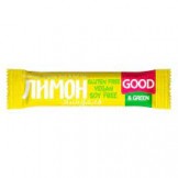 Батончик орехово-фруктовый Лимон Миндаль GOOD&GREEN 35 гр 