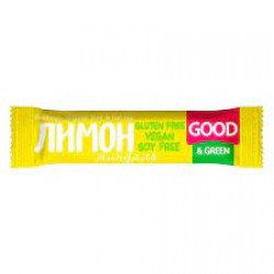 Батончик орехово-фруктовый Лимон Миндаль GOOD&GREEN 35 гр 