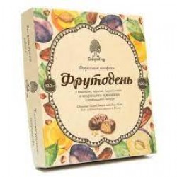 Конфеты Фрутодень в шоколадной глазури Сибирский кедр 200 гр
