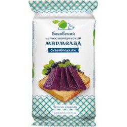 Мармелад черносмородиновый бутербродный Бековский 270 гр