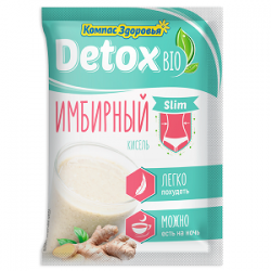 Кисель detox bio SLIM имбирный Компас Здоровья (кратно 10) 25 гр